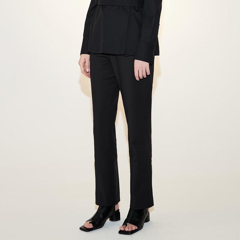 

БРЮКИ ПРЯМОГО КРОЯ ИЗ ХЛОПКОВОЙ СМЕСИ LESS ВЕСНА 2023 S