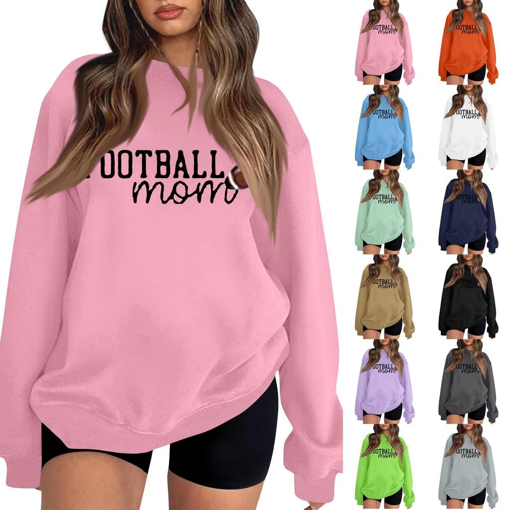 Unisex Pullover Sweatshirt for Men Women, Lightweight Long Sleeve Neck Printed Casual Top