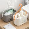 Plastic Hanging Storage Basket with Hook Open Bath Basket Home Supplies Drain Organizer Boxes Bathroom Kitchen Storage Supplies
