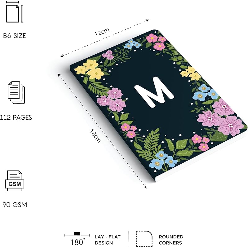 

Factor Notes Notebook: B6, Ruled, Alphabet Series (M), 112 Pages