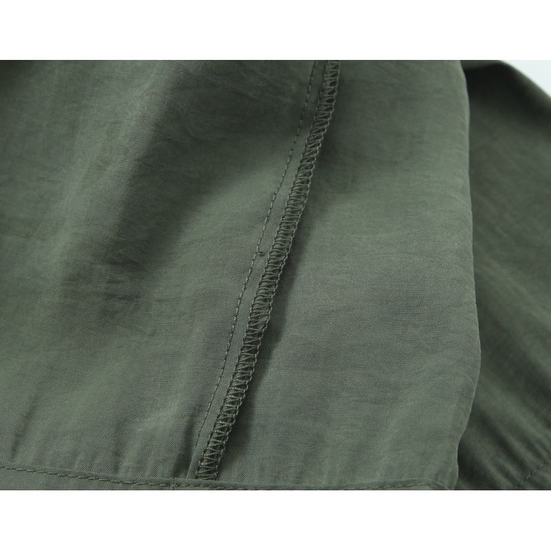 Kaslead New Arrival Women's Clothing Fashion Style Fashion All-Match Minimalist 2 Colors Vertical Short Shirt 4661110