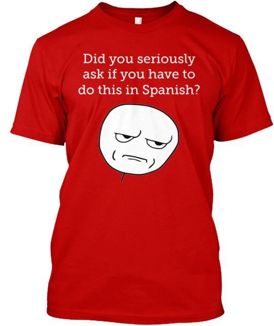 Spanish Teacher Tee T-Shirt XXXXL