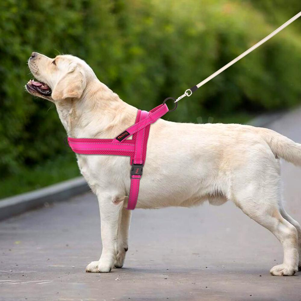 No Pull Dog Harness Reflective Nylon Dogs Harnesses Breathable Pet Traning Walking Vests Durable for Small Medium Large Dogs Pug
