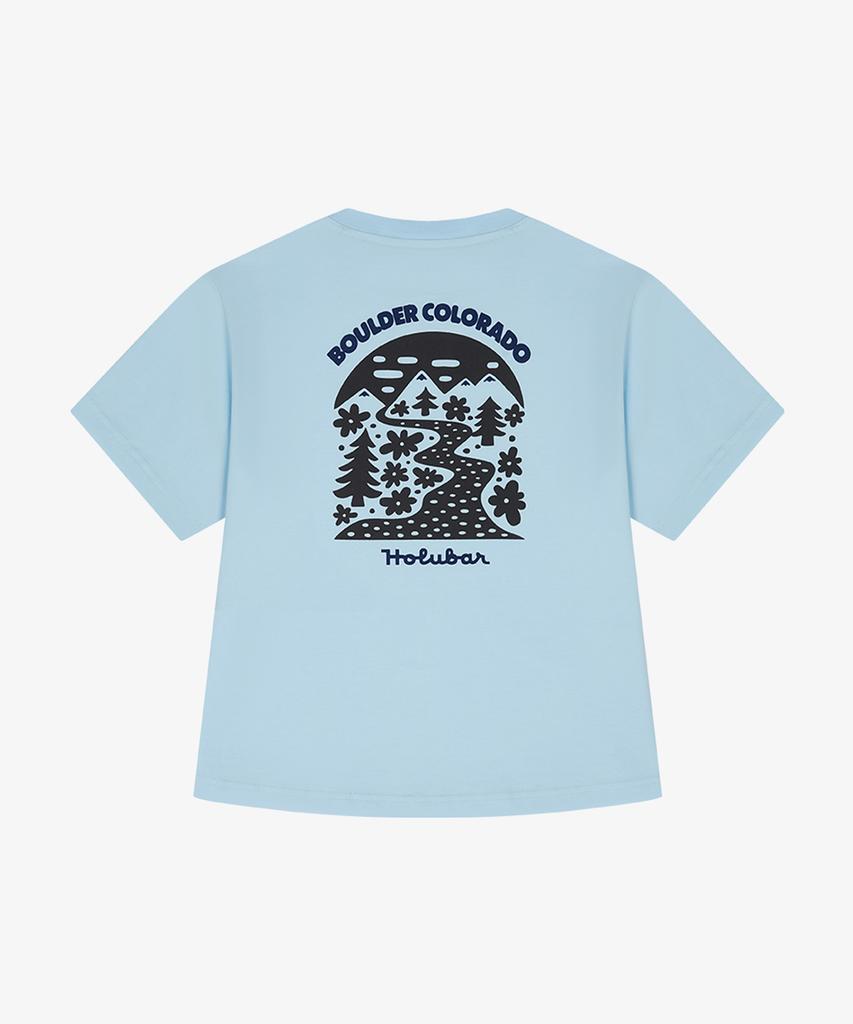 Holluba Colorado Graphic T Shirt Sky Blue