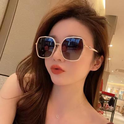 Internet Celebrity Same Style GM Sunglasses Women's European and American Ins Style Sunglasses Anti-UV Sunglasses Frame