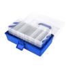 3 Layers Plastic Fishing Tackle Accessory Storage Hodler Box for Lures Hooks