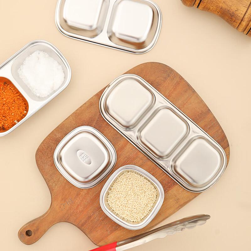 ZISIZ Stainless Steel Multi-Purpose Condiment Dishes