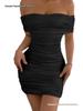 European & American Sexy One-Shoulder Bodycon Sheath Dress for Women