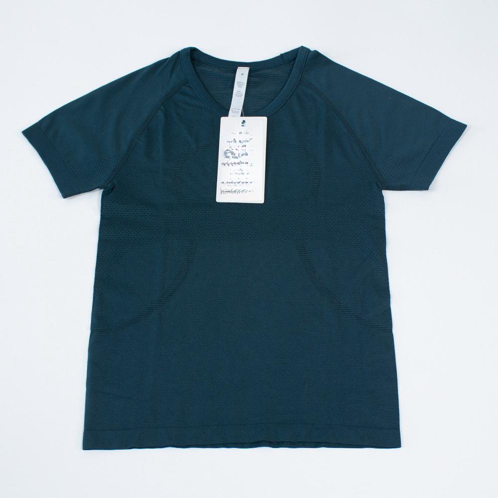 

Женская бесшовная футболка для йоги 2.0 - Высокоэластичная, облегающая футболка с коротким рукавом для фитнеса и бега S (85-100 Jin)