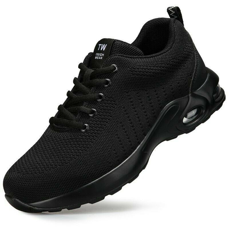 New Men Safety Shoes Anti-smash Anti-puncture Work Shoe Mesh Breathable Lightweight Work Sneakers Indestructible Protective Boot