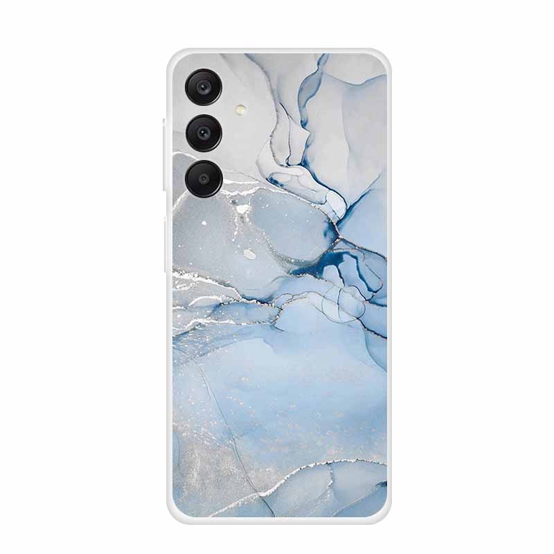 Marble Patterns Phone Case for Samsung A25 Soft Transparent TPU Clear Cover for Samsung Galaxy A 25 Protective Silicone Shell
