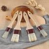 Pastry Brushes For Baking Basting Brush With Boar Bristle And Beech Hardwood Handles Culinary Oil Brush For Bbq Butter Grill Bbq Sauce Baster Marinade