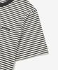 COVERNAT WOMAN Striped T-Shirt Charcoal