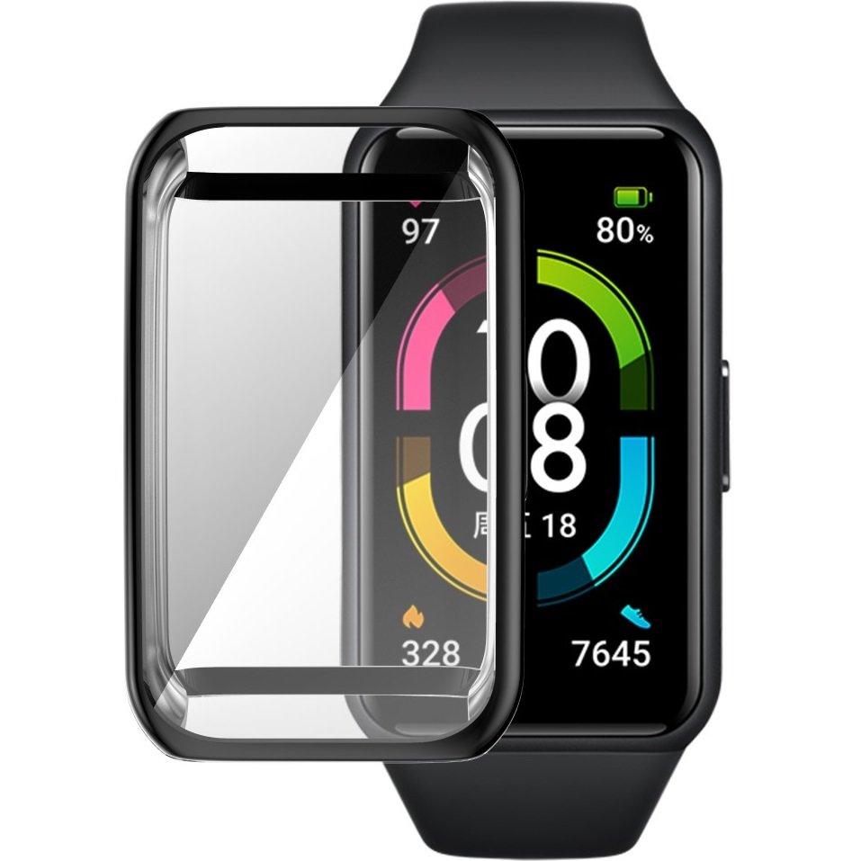 2in1 Case with Screen Protector for Huawei Band 6/7, Black