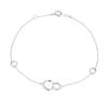[Pinky & Dianne] 10K White Gold Bracelet (OBLPD70082)