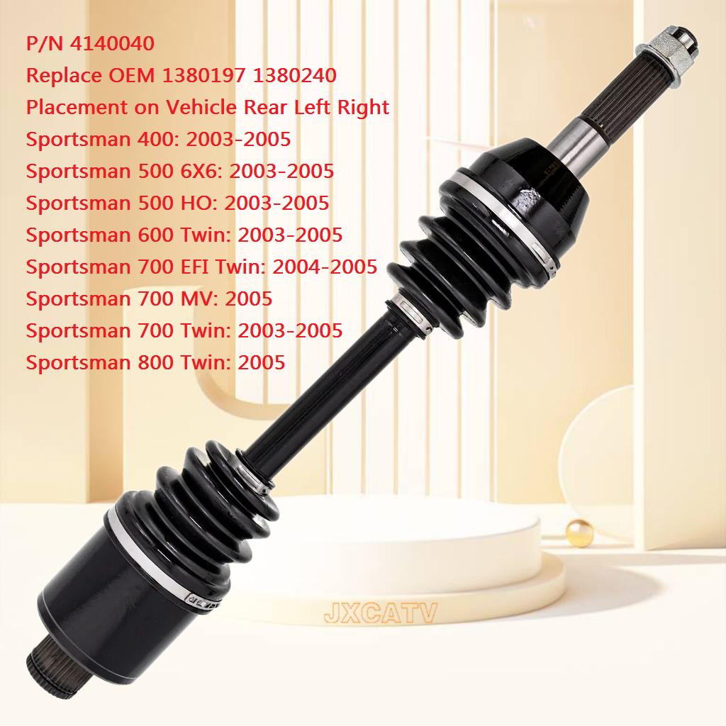 Drive Shaft CV Axle For SPORTSMAN 400&400 HO 2200960 1380218 1332288 1332340 1332881 1332931 1380142 1380197 1332341 1332935