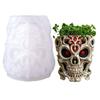 Reusable Silicone Skull Mold Crafting Jewelry Container Candle Cup Planters Suitable for Resin Cement Concrete Materials