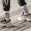 New Spring summer high Quality Harajuku Style shark Socks For Women Men's Cotton Hip Hop Man Breathable Socks