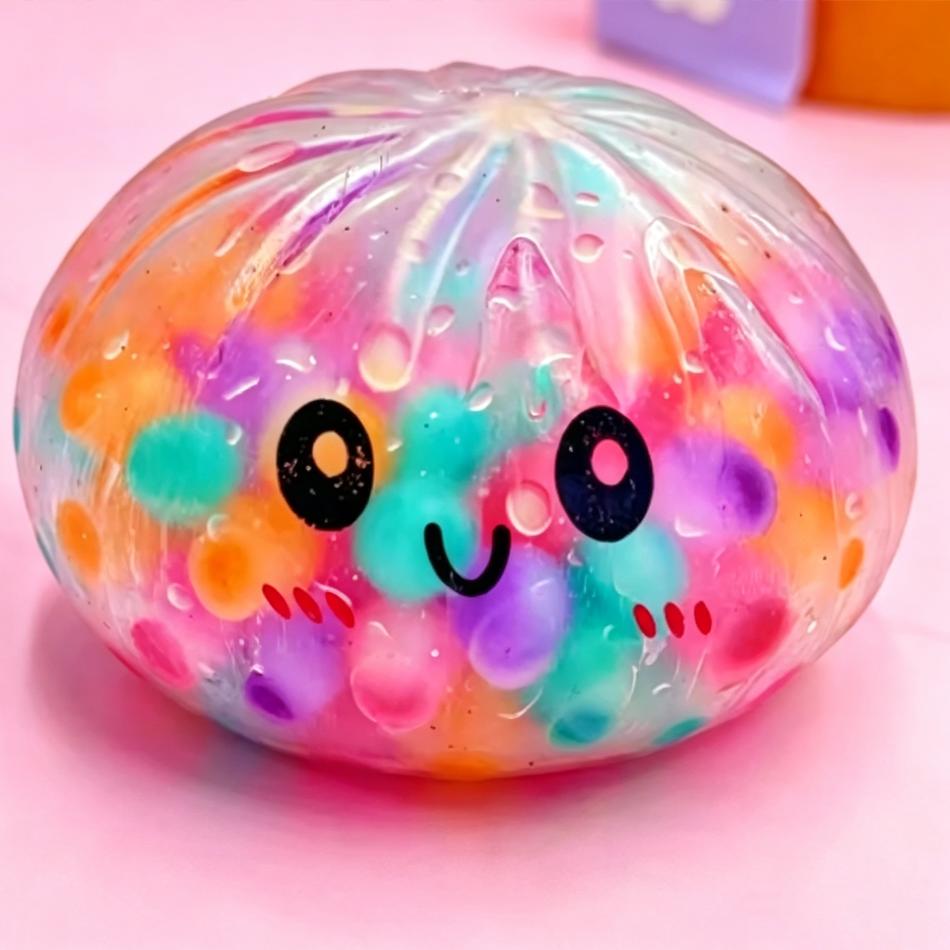 Favorite Toy 1-12Pcs Colorful Glitter Dumpling Glitter Dumpling Squishies With Box Dumplings Sensory Squeeze Toy For Stress Relief Toys