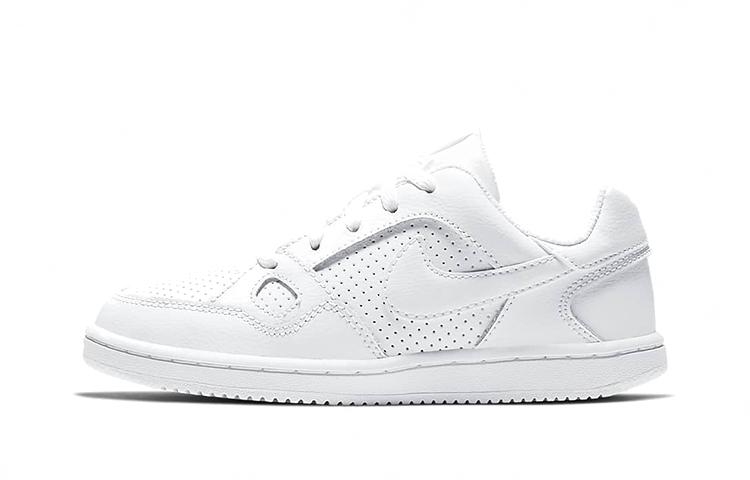 

Nike Son Of Force Abrasion Resistant Low top Skateboard Shoes Pure White Children Aged 3 7 Years Old 615152-109 28