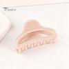 Non-slip Hair Clip Back Head Claw, Hollow Design Shark with Anti-slip Thick Claw Teeth, Lightweight Acrylic Shower for Long Macaron Color