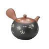 J-kitchens Ceramic Teapot, Single-Serve, Made In Japan, Natural Modern Design, 170cc (Ceramesh, Small)