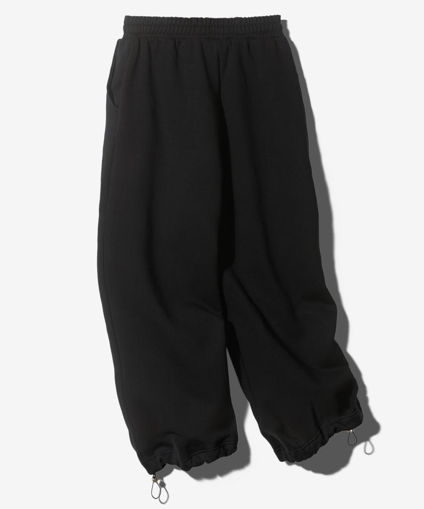 Paensyo 6:19 Cross String One Tuck Pants - Black