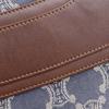 CELINE Boogie back Handbag Macadam Blue / Brown denim Women Used