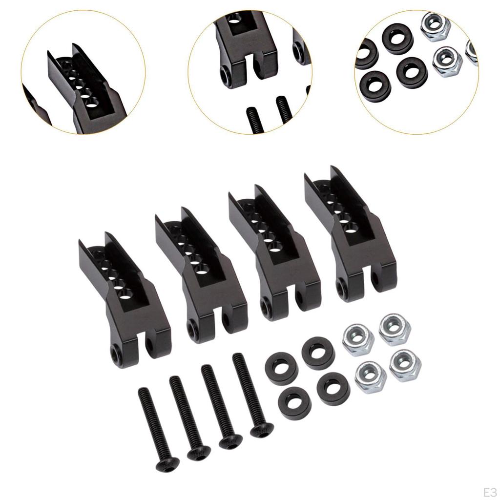 Hydraulic Brackets for Shock Absorbers RC Upgrade Component 1/10 Replacement Metal Mounts