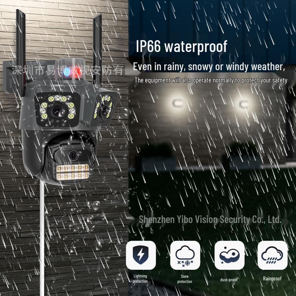 ICSEE Dual WiFi HD Surveillance Camera with Night Vision