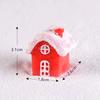 Christmas New Products Gifts Elk Snowman Santa Claus House Villa Creative Resin Micro Landscape Snow Cute Decoration Craft