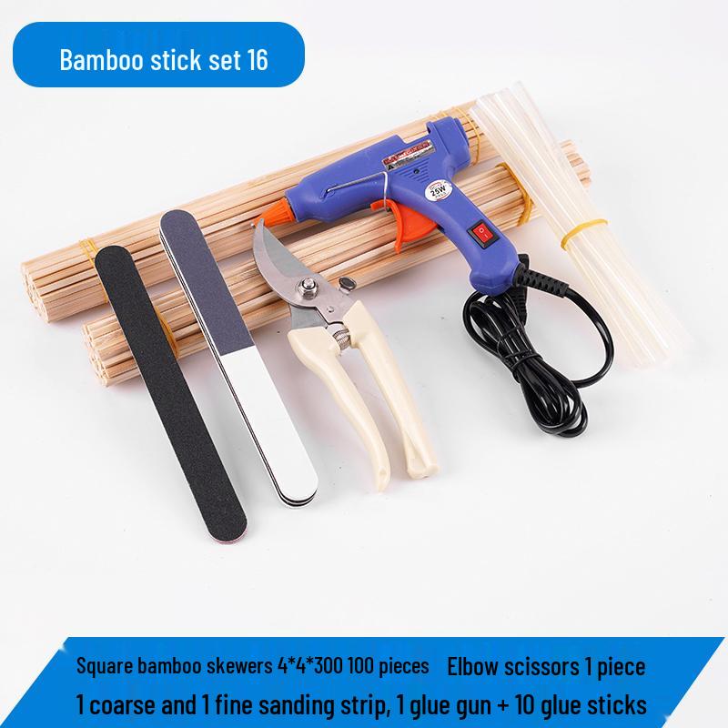 Bamboo and Wooden Craft Sticks: DIY Model Strips and Slices