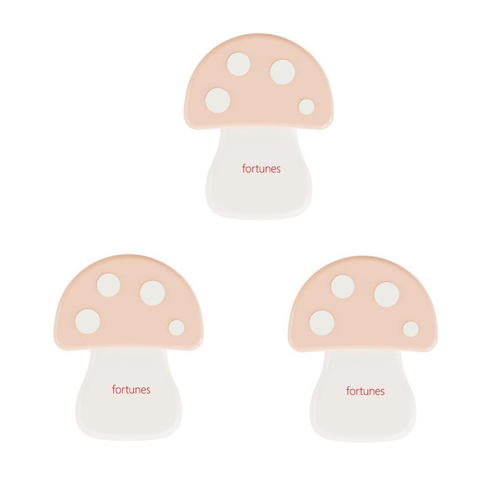 3 Pieces Cute Plastic Mushroom Shape Hook Self Adhesive Decorative Bag Hanger Non Perforated Home Storage Clips Kitchen