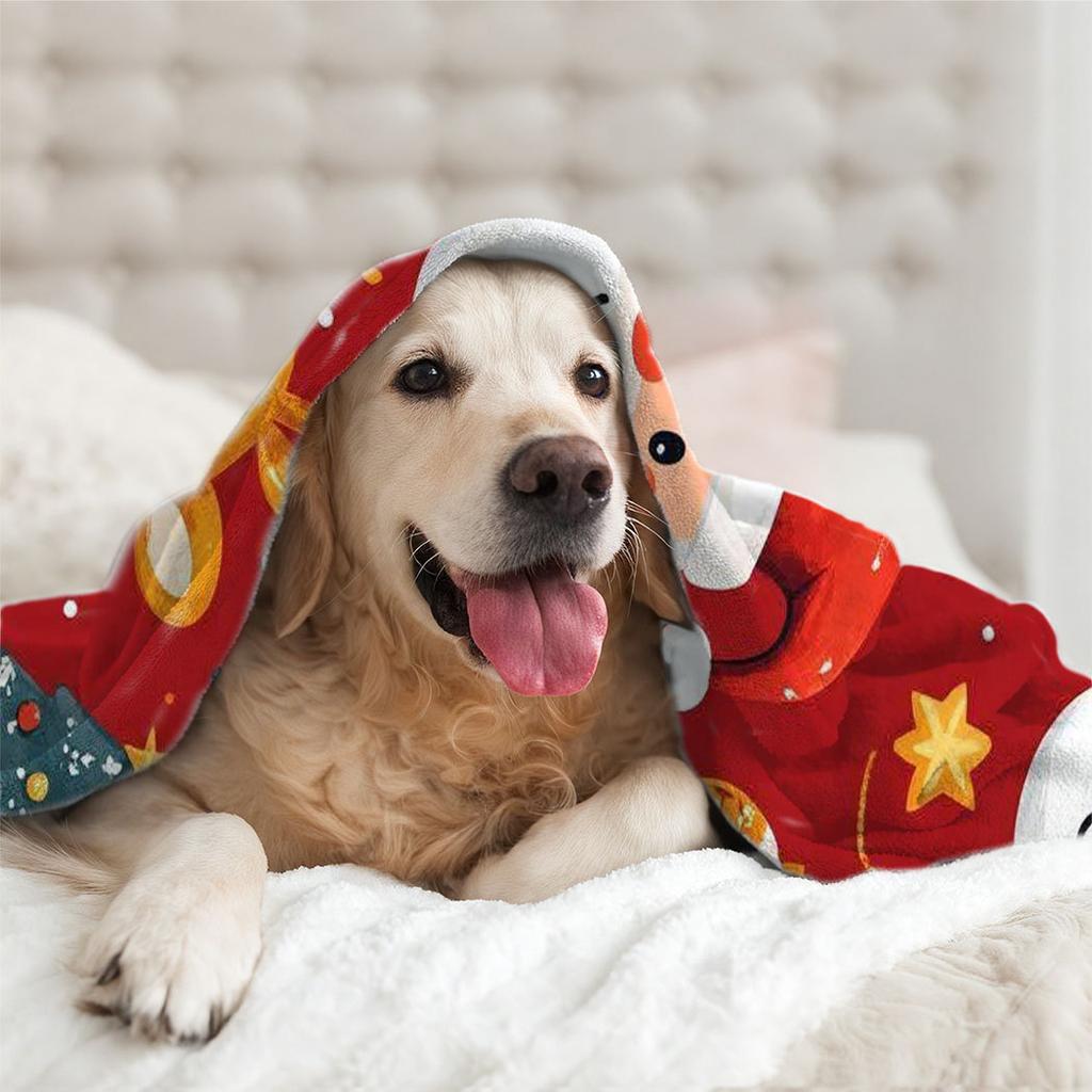 Christmas red cartoon Printed Blanket for Sofa Bed Travel Camping Living Room Office Conditioning Blanket for All Seasons Gifts