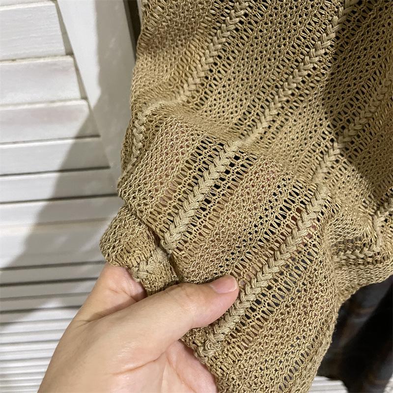 Vintage Japanischer Patchwork A-Linien Midi-Rock