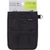 Kutsuwa Mini Apron Bag Black BE023BK Compact Design with Multiple Pockets for Stationery