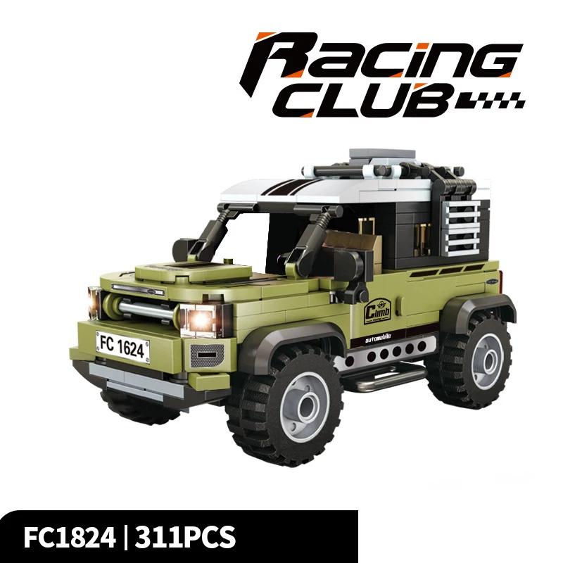 City Racing Car Speed Off Road Sports Car Building Blocks Moc Brick Vehicle Educational Construction Toys