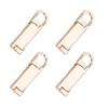 4Pcs Zippers Puller Replacement Detachable Zippers Pulls Zippers Replacement Sliders for Clothing Suitcases Luggage Tents