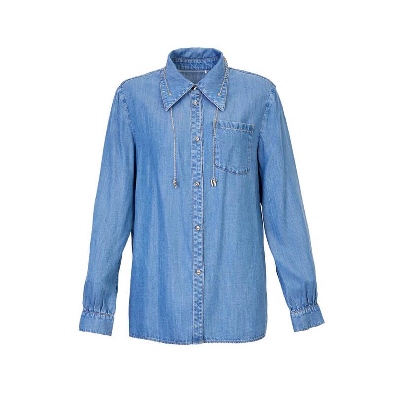 ELLASSAY Women's Lapel Commuter Shirt