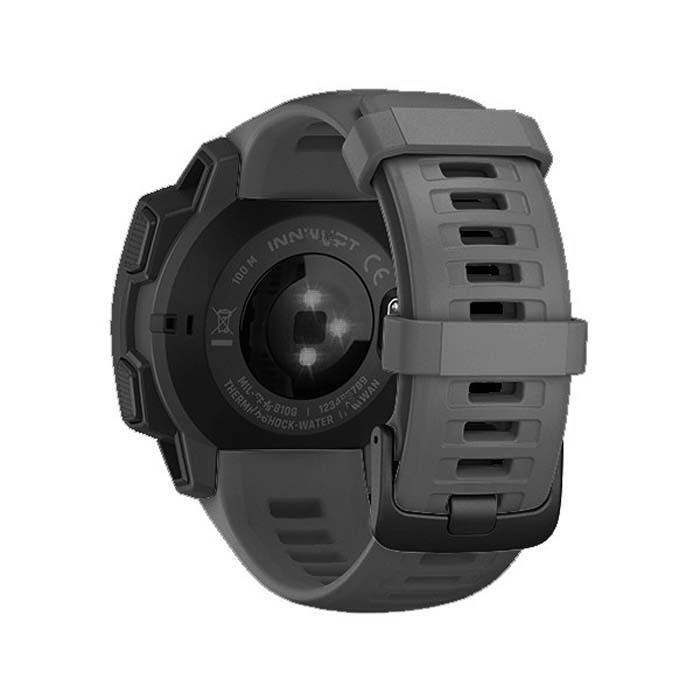 Официальный силиконовый ремешок для Garmin Instinct/Instinct 2 Solar серый