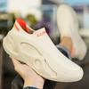 Fashion Men Shoes Comfortable Sneakers Breathable For Man Tennis Sports Running Shoes Outdoor Grey Weave Women Fashion Slip-on Gym Shoes