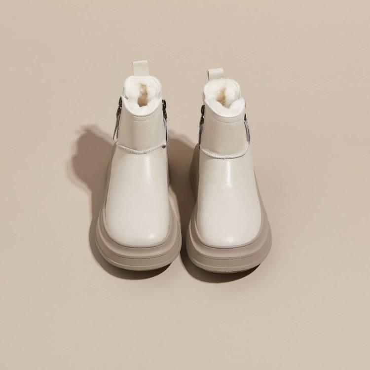 

Женские зимние сапоги средней длины на флисовой подкладке, утолщенные, нескользящие, короткие, женские, зимние, новые, холодостойкие, теплые хлопковые сапоги для женщин 40