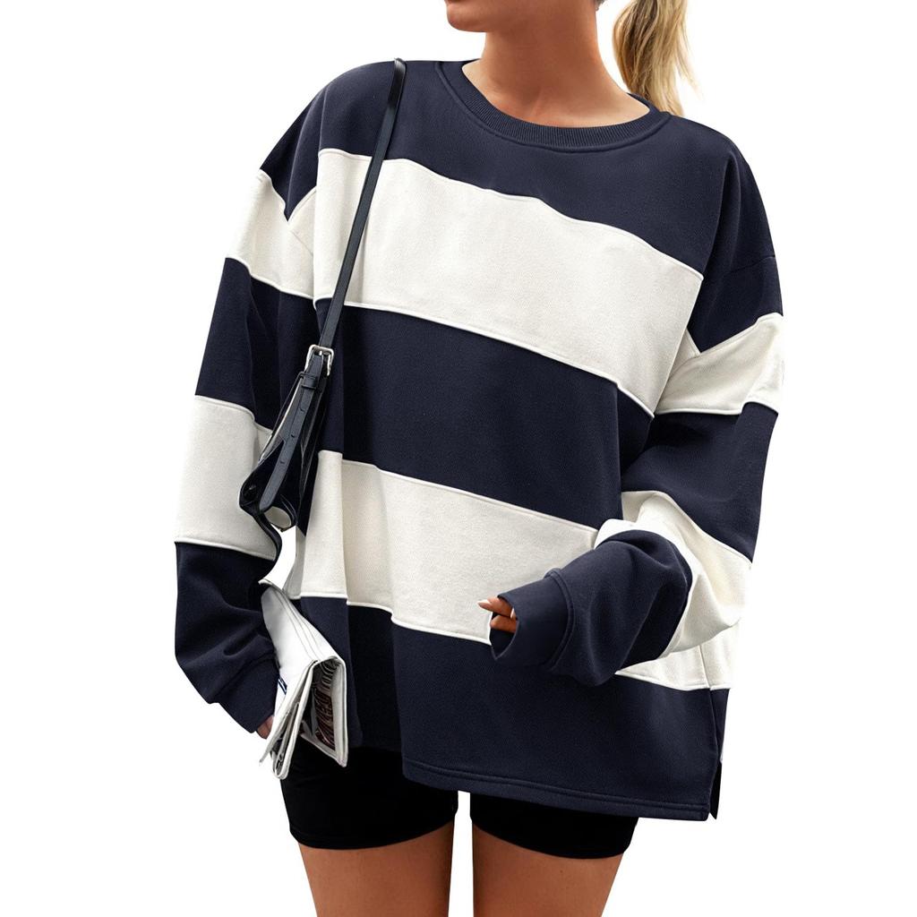 Damen Oversized Hoodies Fleece Sweatshirts Langarm Pullover Herbst Kleidung