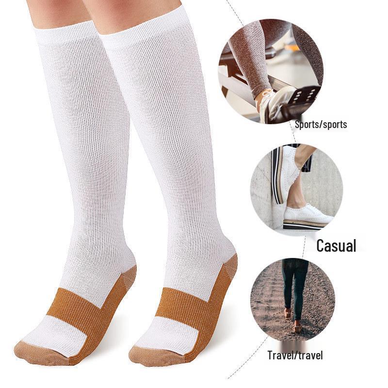 Breathable Adult Compression Socks for Outdoor Sports & Casual Wear