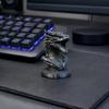 Industrial Style Dragon Art Head Figurine, 3D Printed Fantasy Statue, Mythical Retro Decor Animal Sculpture for Home Office Desk Decor, Gift