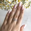 Silver Ring with Cubic Zirkonia, Product Weight 2.18 G (2144595)