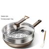Yoshida Takumi 34cm Titanium Non-stick Wok Set