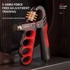 Counting Grip Strength Trainer Five Finger Hand Exerciser for Arm Workout and Fitness Training