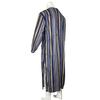 Men Traditional Robe Style Loose Striped Long Sleeve Muslim Abaya Thobe Retro Chinese Taoist Gown, Oversized Soft Casual Ethnic Daily Streetwear Men