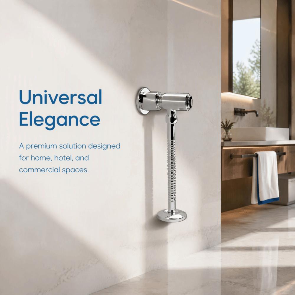 Pressing Type Urinal Flush Valve Copper Material Diaphragm Flush Valve For Home Use